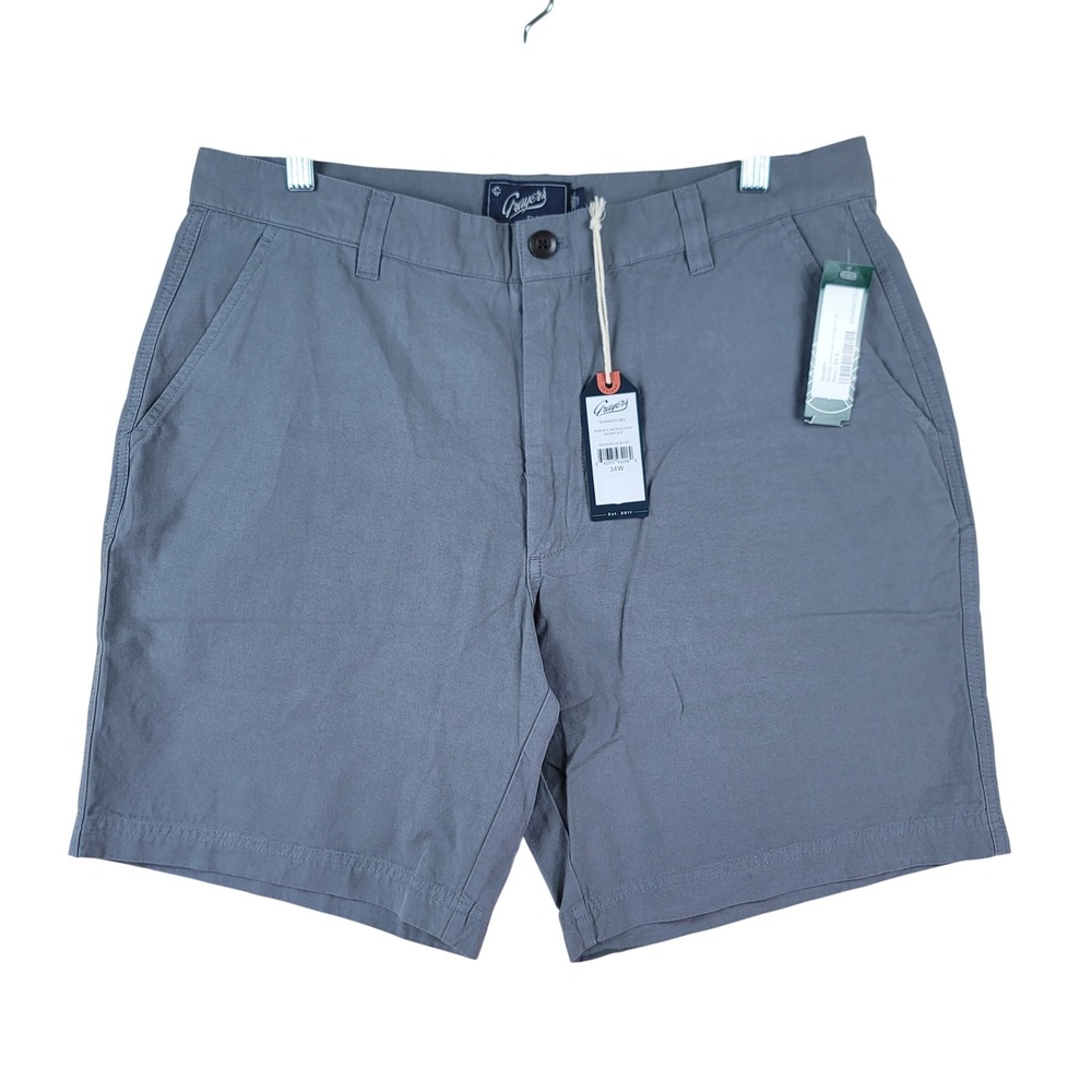 Grayers Bimini Linen Blend Shorts Mens 34 Grisaille Blue SH40225GBU